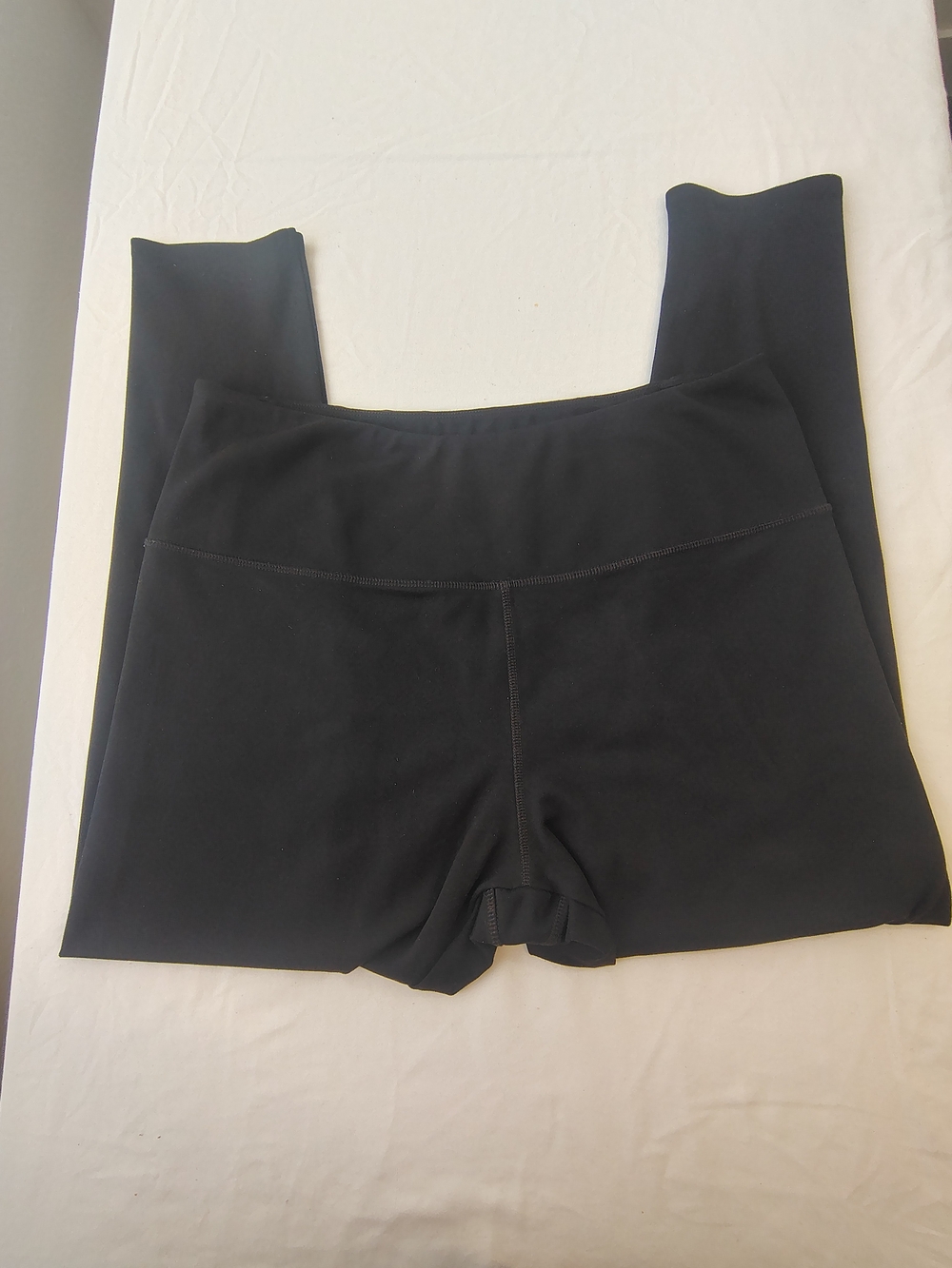 Danskin Black Wide-Waist  Leggings Size XL